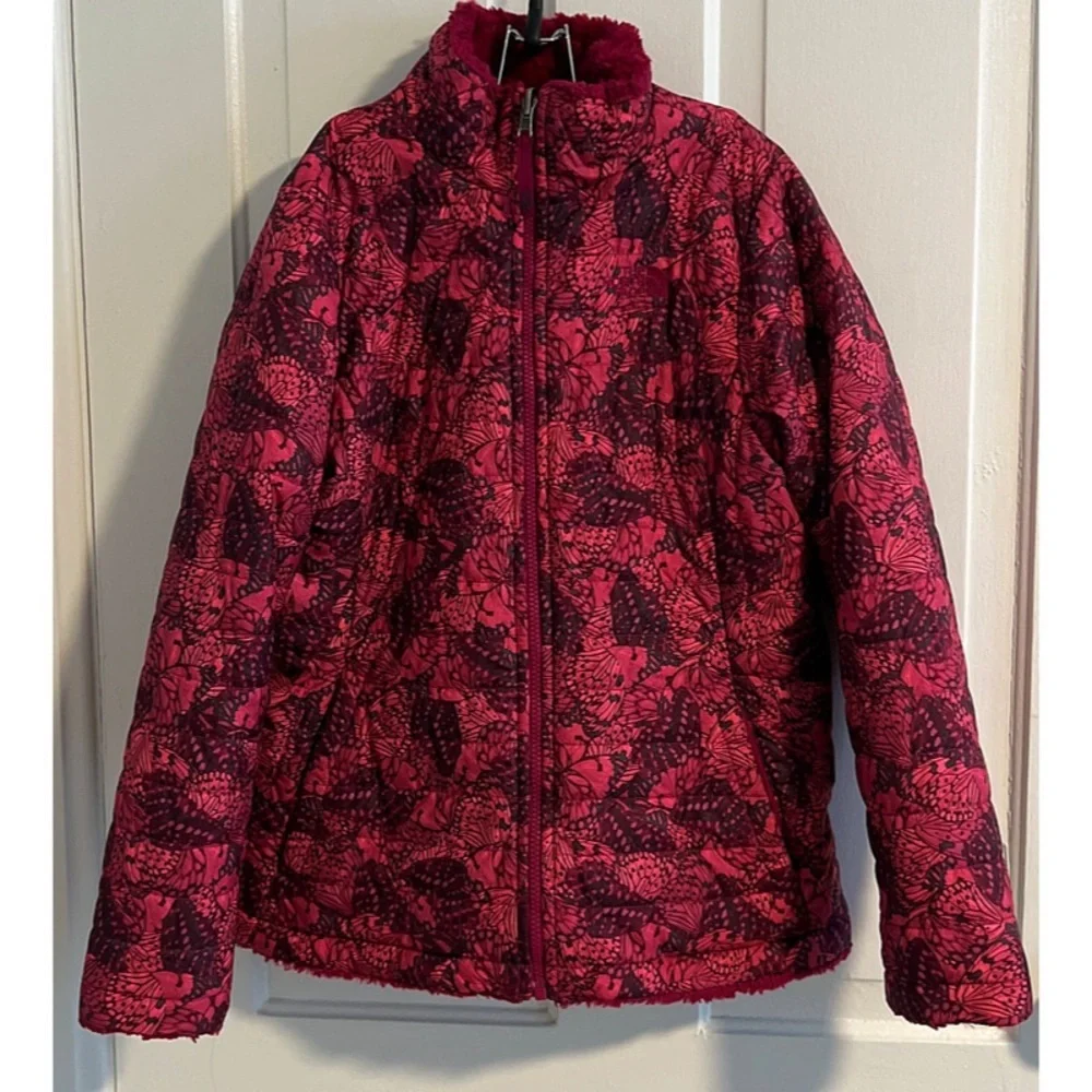 Mossbud Swirl Reversible Jacket Butterfly Print - Picture 2 of 12